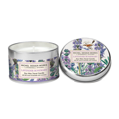 Michel Lavender Rose Travel Candle - Each - Image 1