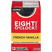 Eight OClock Coffee K Cup Pods Medium Roast French Vanilla - 12 Count - Image 2