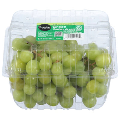 Signature Select/Farms Green Seedless Grapes - 2 Lb - Image 2