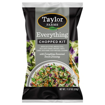 Taylor Farms Everything Chopped Salad Kit Bag - 11.57 Oz
