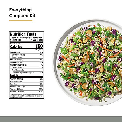 Taylor Farms Everything Chopped Salad Kit Bag - 11.57 Oz - Image 5