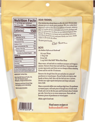 Bob's Red Mill Stone Ground White Rice Flour  - 24 Oz - Image 5