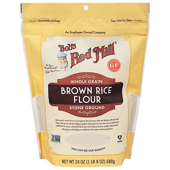 Bob's Red Mill Whole Grain Brown Rice Flour - 24 Oz