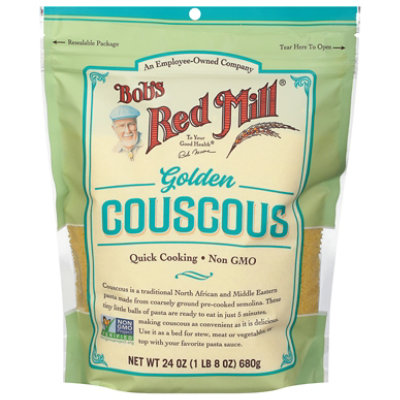 Bobs Red Mill Couscous Golden Quick Cooking Non GMO - 24 Oz - Image 2