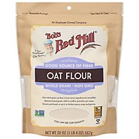 Bobs Red Mill Flour Oat Whole Grain - 20 Oz - Image 1