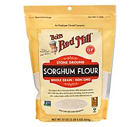 Bobs Red Mill Flour Sorghum Stone Ground Whole Grain Non GMO Gluten Free - 22 Oz
