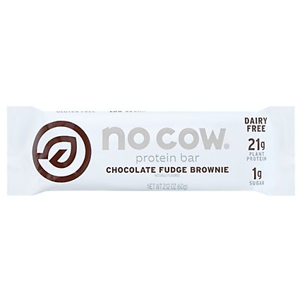 No Cow Protein Bar Chocolate Fudge Brownie - 2.12 Oz - Image 3