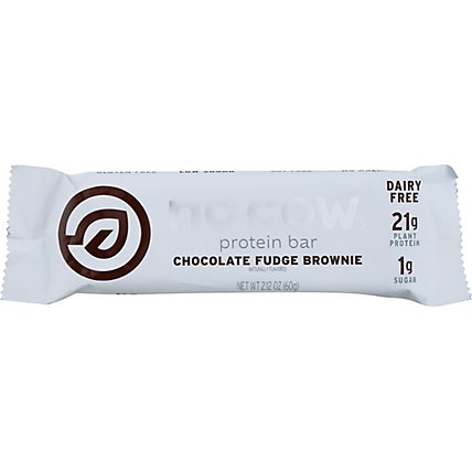 No Cow Protein Bar Chocolate Fudge Brownie - 2.12 Oz - Image 2