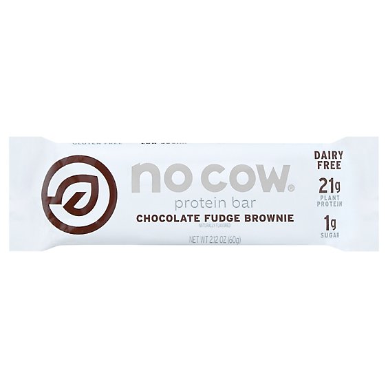 No Cow Protein Bar Chocolate Fudge Brownie - 2.12 Oz