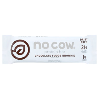 No Cow Protein Bar Chocolate Fudge Brownie - 2.12 Oz