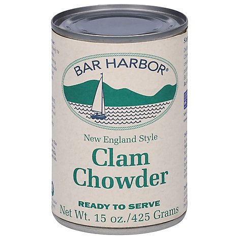Bar Harbor Clam Chowder New England Style Ready To Serve - 15 Oz