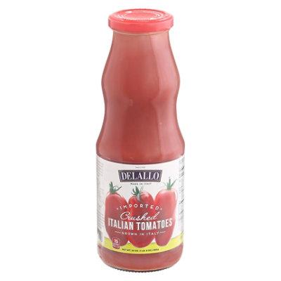 Delallo Tomato Crushed Italian - 24 Oz - Image 3