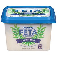 Odyssey Cheese Crumbles Feta Plain - 6 Oz - Image 3