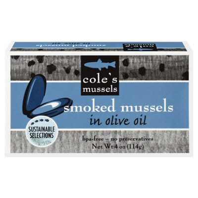 Coles Mussels Smoked In Olive Oil - 3.7 Oz - Image 3