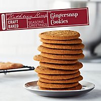 Tate's Bake Shop Gingersnap Cookies Limited Edition Holiday Cookies - 7 Oz - Image 3