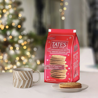 Tate's Bake Shop Gingersnap Cookies Limited Edition Holiday Cookies - 7 Oz - Image 5