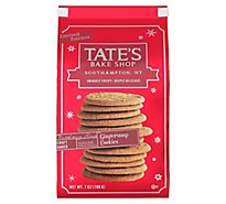 Tate's Bake Shop Gingersnap Cookies Limited Edition Holiday Cookies - 7 Oz