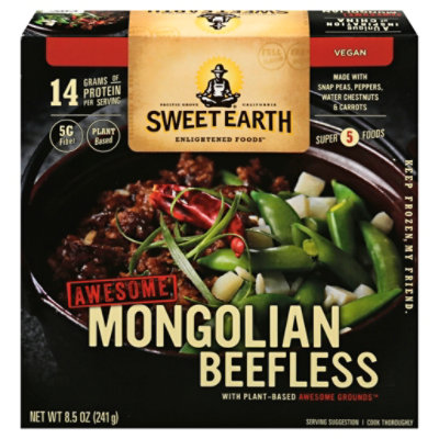 Sweet Earth Awesome Mongolian Beefless Frozen Bowl - 8.5 Oz - Image 3