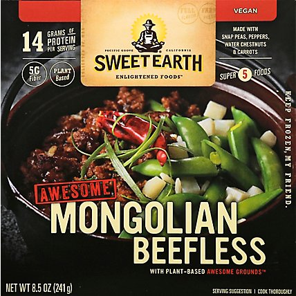 Sweet Earth Awesome Mongolian Beefless Frozen Bowl - 8.5 Oz - Image 2