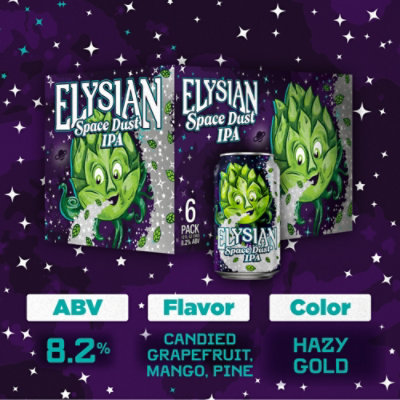 Elysian Brewing Space Dust IPA Cans - 6-12 Oz - Image 3