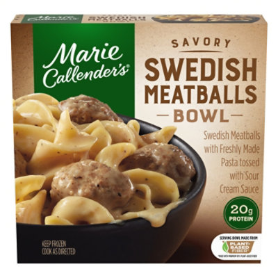 Marie Callender's Swedish Meatballs Bowl Frozen Meal - 11.5 Oz - Image 1