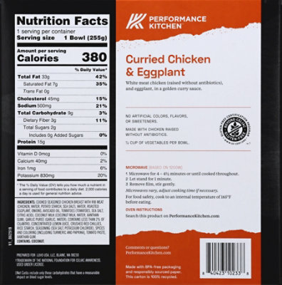 Prfrmnc Ktchn Chkn Carb Ws Cury Eggpln - 9 Oz - Image 6