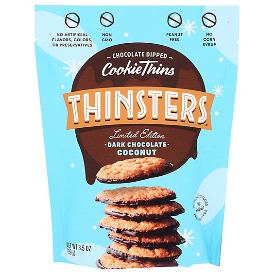 Thinsters Cookie Drk Chc Ccnt - 3.5 Oz