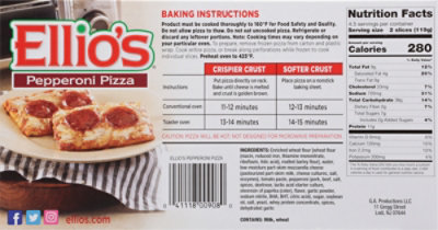 Ellios Pizza Pepperoni 9 Slices Frozen - 18.9 Oz - Image 6