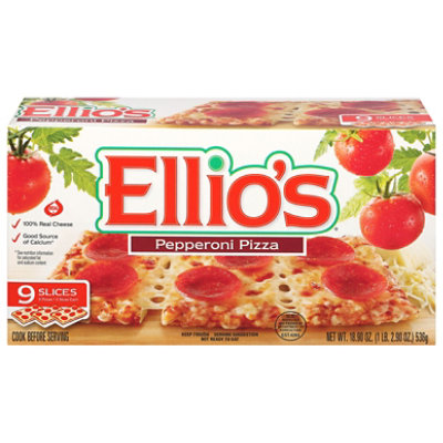 Ellios Pizza Pepperoni 9 Slices Frozen - 18.9 Oz - Image 2