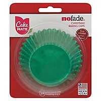Cake Mate Baking Cups No Fade Metallic Green Standard Size - 24 Count - Image 3