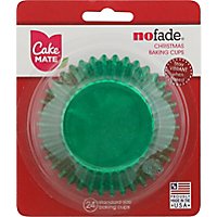 Cake Mate Baking Cups No Fade Metallic Green Standard Size - 24 Count - Image 2