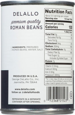 DeLallo Bean Roman - 15.5 Oz - Image 6