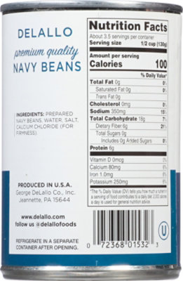 DeLallo Bean Navy - 15.5 Oz - Image 6