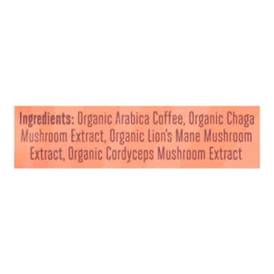 Dark Ground Organic Coffee With Mushrooms - 12 Oz - Image 4