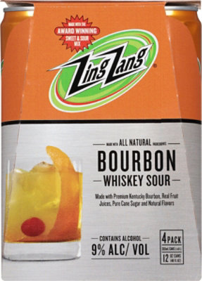 Zing Zang Bourbon Sour - 4-12 Fl. Oz. - Image 4