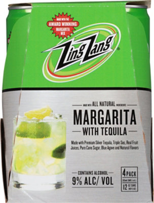 Zing Zang Margarita With Tequila - 4-12 Fl. Oz. - Image 4