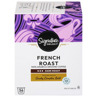 Signature SELECT Coffee Pod French Roast - 36 Count - Image 2