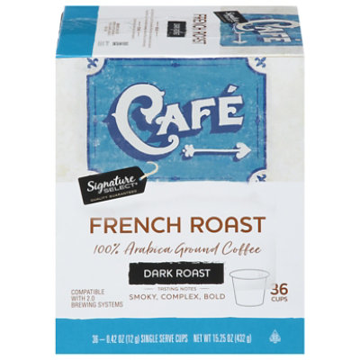 Signature SELECT Coffee Pod French Roast - 36 Count