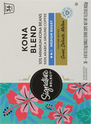 Signature SELECT Coffee Pod Kona Blend - 36 Count - Image 4