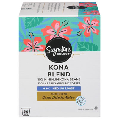 Signature SELECT Coffee Pod Kona Blend - 36 Count - Image 1