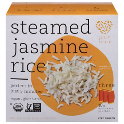 Grain Trust Steamed Rice Jasmine 3 Count - 30 Oz - Image 3