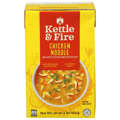 Kettle & Fire Soup Chicken Noodle - 16.9 Oz - Image 3