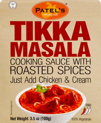 Patels Cooking Sauce With Roasted Spices Tikka Masala - 3.53 Oz - Image 2