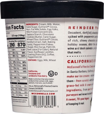 Mcconnells Fine Ice Crm Choc Rndeer Trk - Pint - Image 5