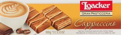 Loacker Gran Pasticceria Milk Chocolate Biscuits Cappuccino - 3.53 Oz - Image 2