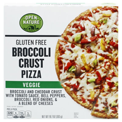 Open Nature Pizza Broccoli Crust Veggie - 10.7 Oz - Image 3