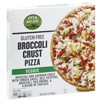 Open Nature Pizza Broccoli Crust Veggie - 10.7 Oz - Image 1