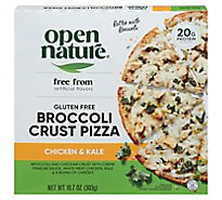 Open Nature Pizza Broccoli Crust Chicken Kale - 10.7 Oz