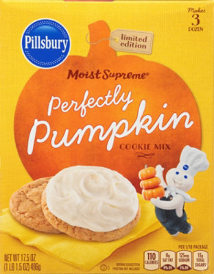 Pillsbury Perfectly Pumpkin Cookie Mix - 17.5 Oz - Image 2