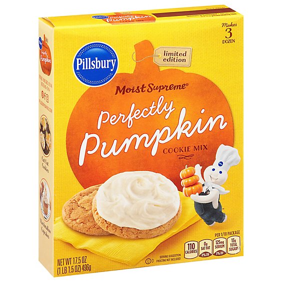 Pillsbury Perfectly Pumpkin Cookie Mix - 17.5 Oz